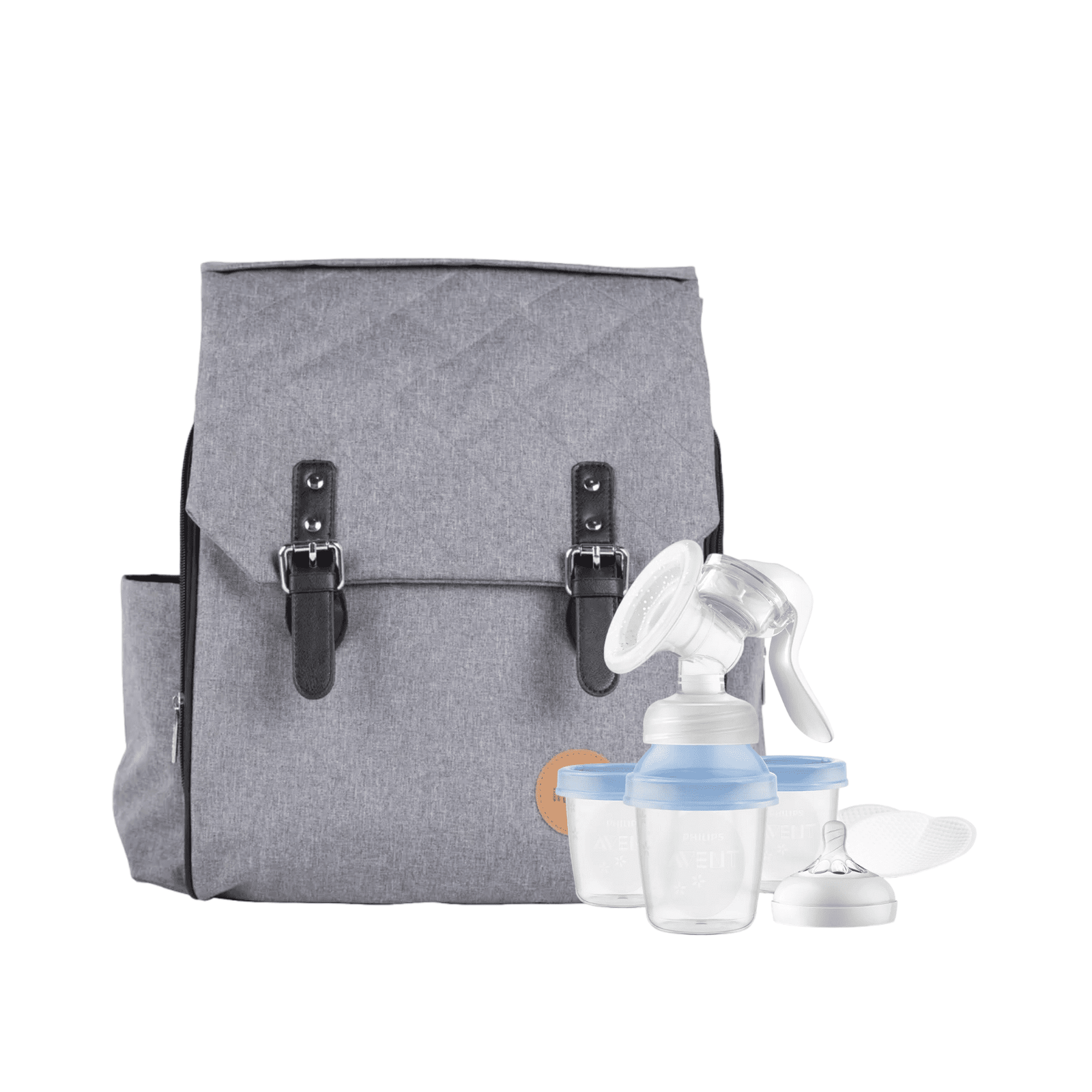 Mochila maternal aspen + extractor de leche manual