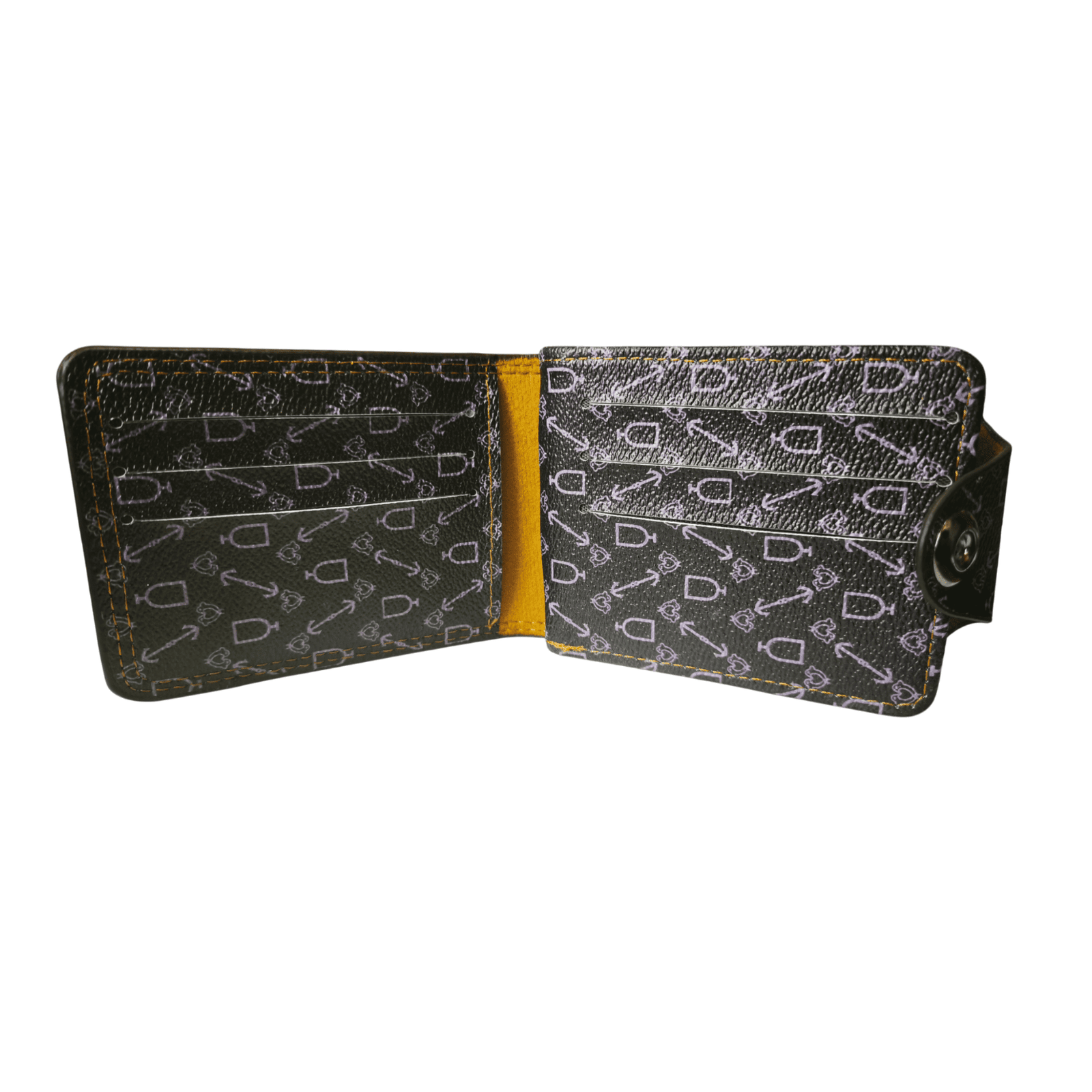 Billetera Amatista de Broche: Diseño Clásico con Toque Moderno - Imagen 4