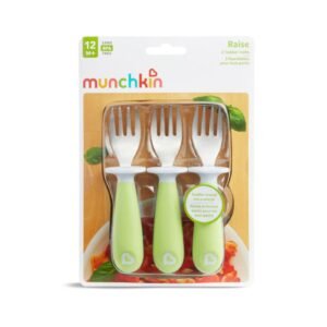 SET DE 3 TENEDORES VERDE CLARO MUNCHKIN