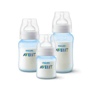 Set mamadera anti-colic 125 ML+260ML+330ML Azul